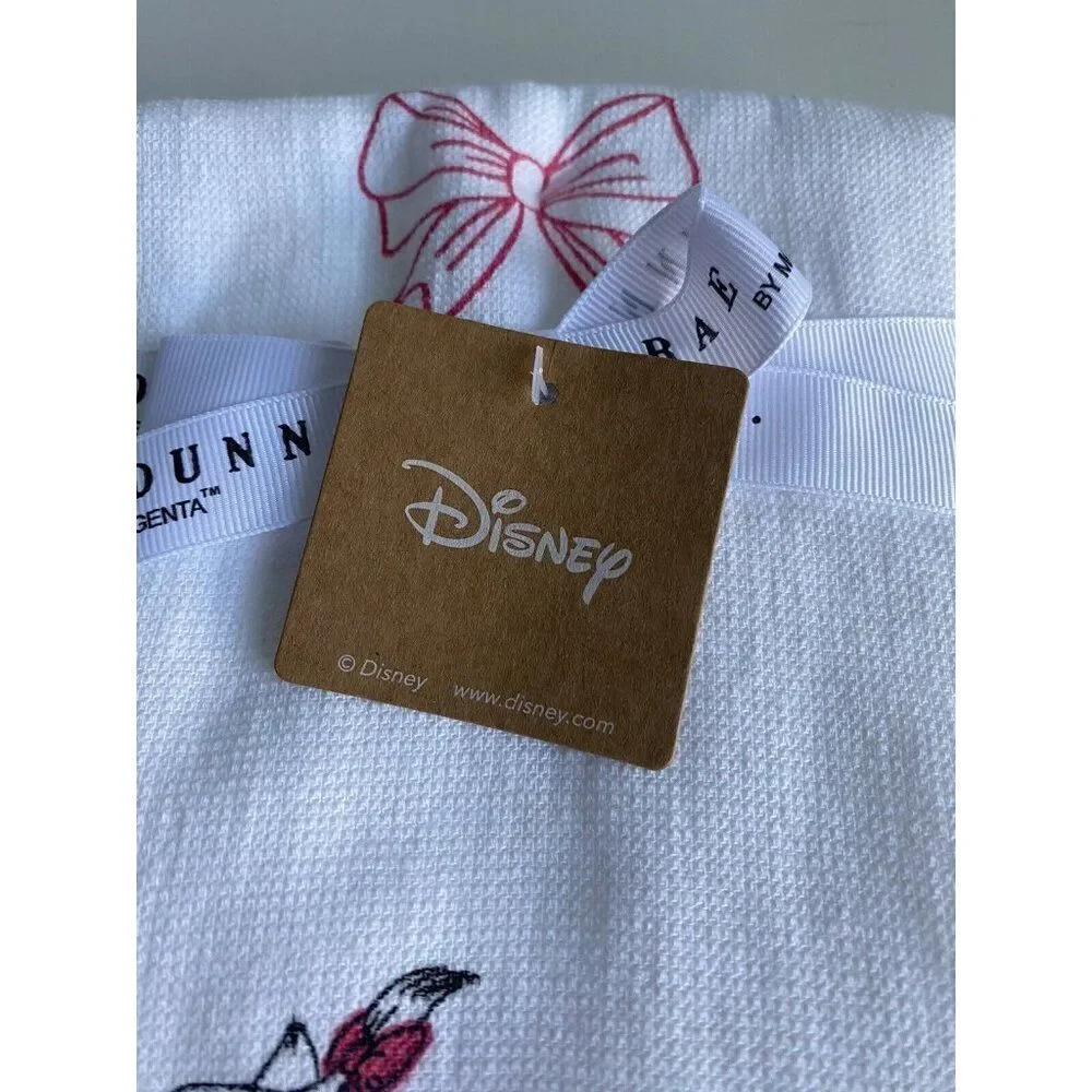 2 Pk Rae Dunn Disney Aristocats‎ Marie C’est Magnifique Kitchen Towel Set NEW